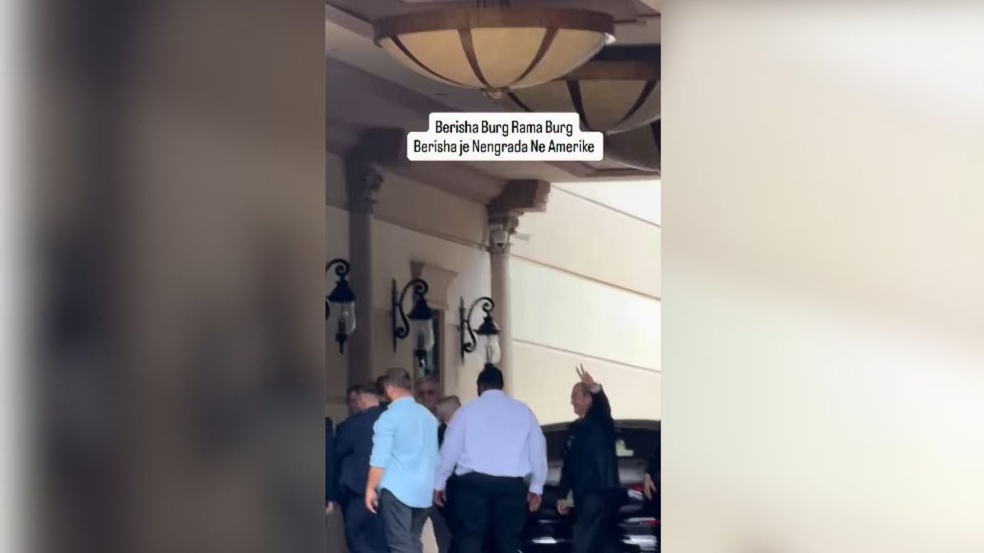 Calls of ‘Berisha to jail’ heard in the US as protesters gather before his meeting with the diaspora in New Jersey