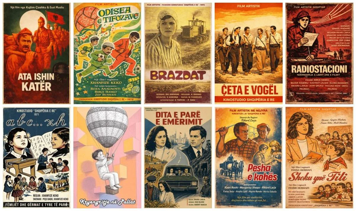 POSTERË TË RIPIKTURUAR ME AI
