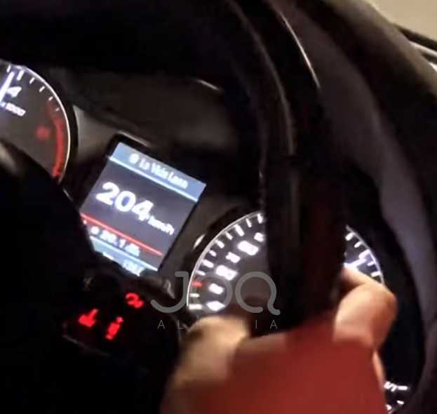 “Kamikazi” lëviz me mbi 200 km/h në autostradë, videon e poston në TikTok