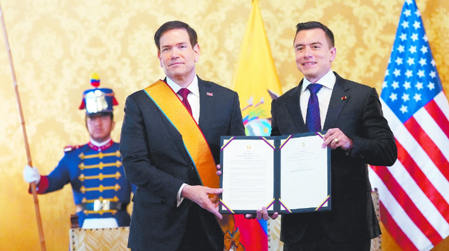 Rubio sjell dollarë e anije në Ekuador për të luftuar kartelet e lidhura me mafien shqiptare dhe meksikane