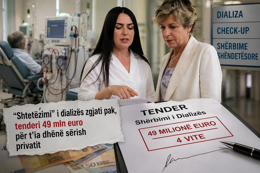 Klodiana Spahiu largon drejtoreshën e Sterilizimit pak minuta pasi dha tenderin 50 mln euro të dializës