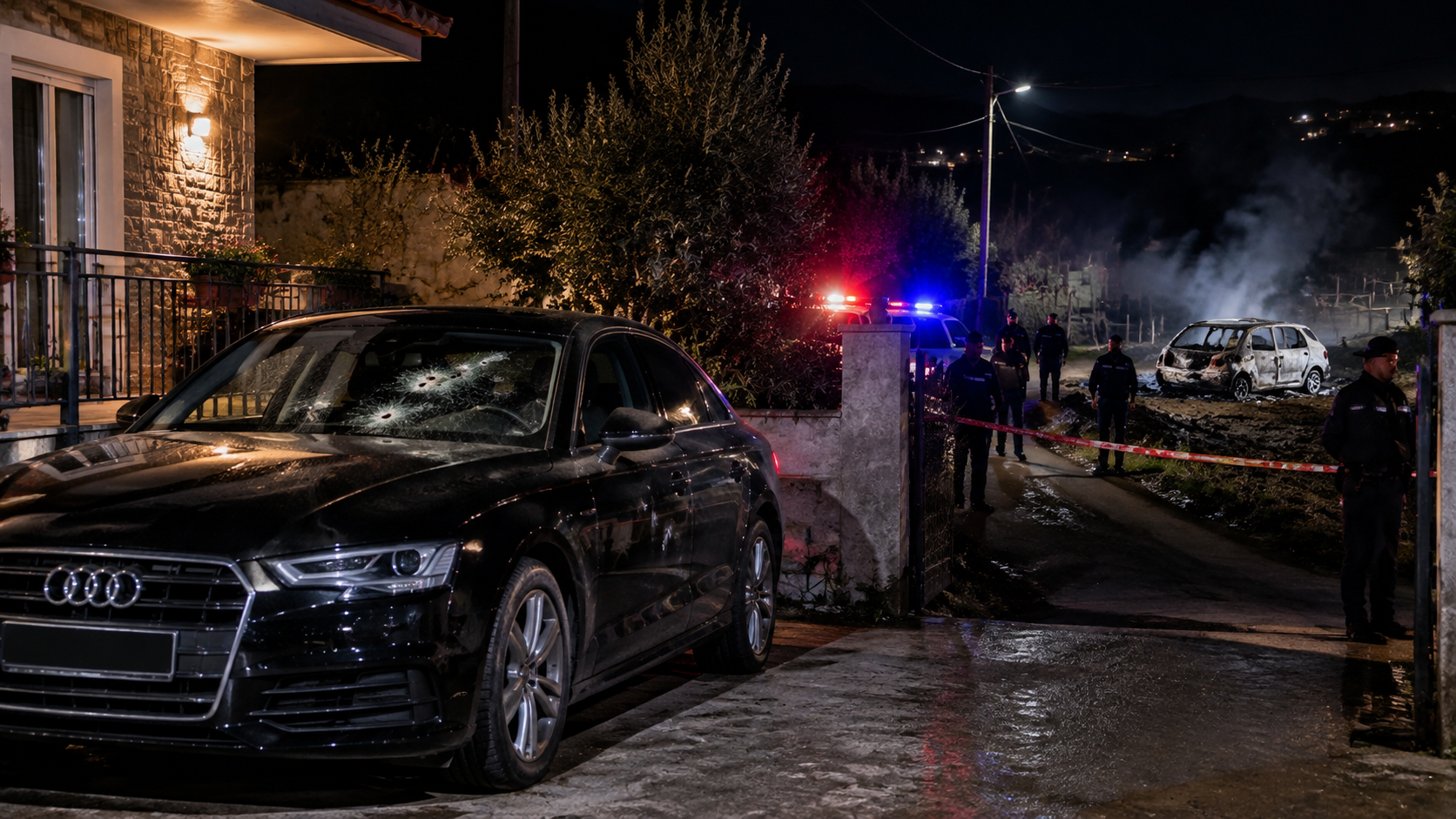 30 plumba drejt “Audit” të matjanes, autorët djegin makinën