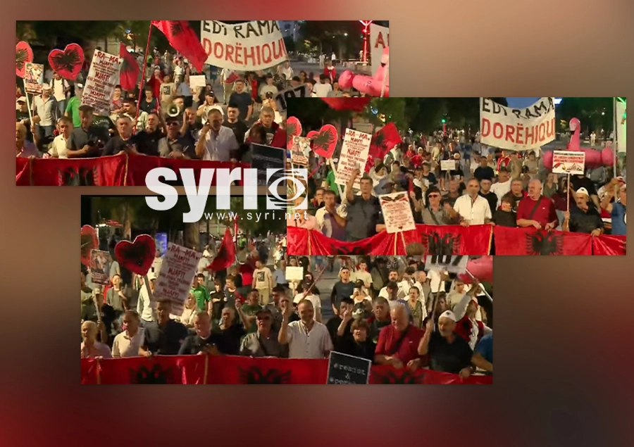 Protesta e 107-të/ Nis marshimi drejt Kryeministrisë, protestuesit: Rama jep dorëheqjen!