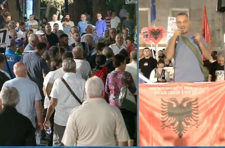 Polici goditi qytetarin gjatë protestës, Krenar Ahmeti: U sulmua në mënyrë brutale! Shkelje e të gjitha normave