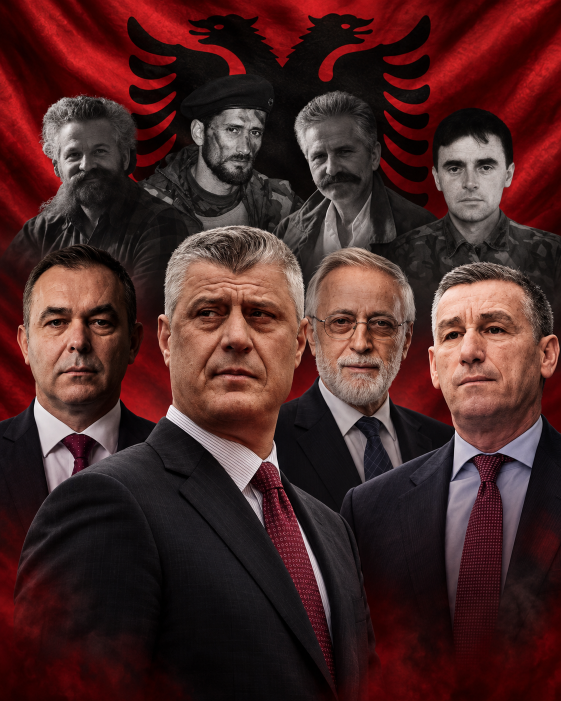 Sondazhi në JOQ: 95% e shqiptarëve kundër dënimit të ish-krerëve të UÇK