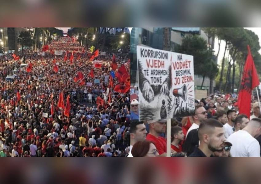 113 ditë rezistencë/ Qytetarët sërish në protestë para Kryeministrisë: Rama jepe dorëheqjen