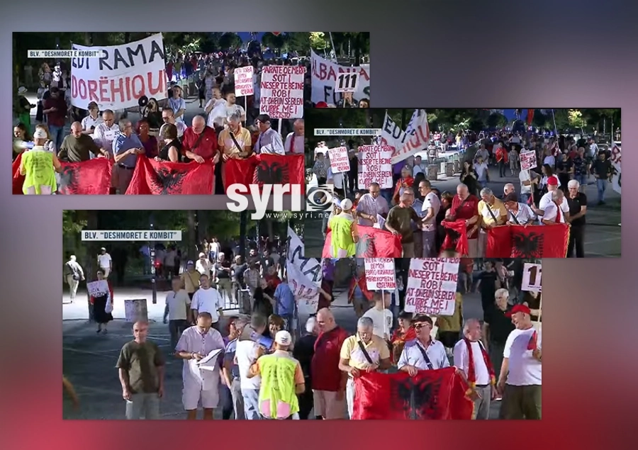 Qytetarët mbyllin fjalimet, nisin marshimin nëpër Tiranë: Rama, jepe dorëheqjen!