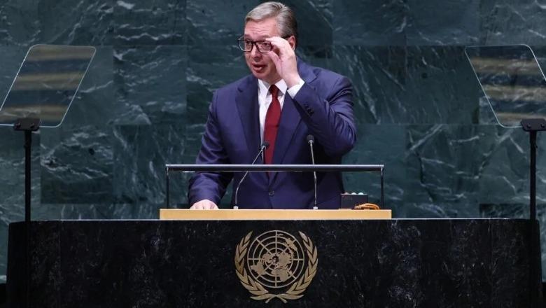 Asambleja e OKB, Vuçiç falënderon shtetet që nuk njohin Kosovën: Sytë katër kur nënshkruani me fuqitë e mëdha