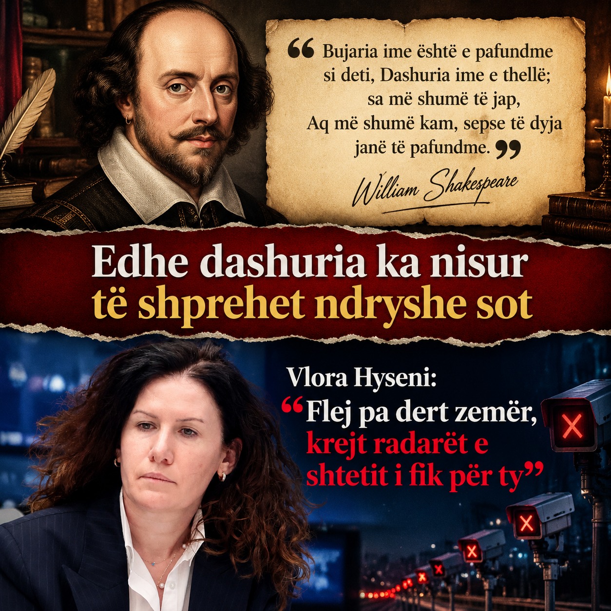 E dashura juaj çfarë fik për ju?