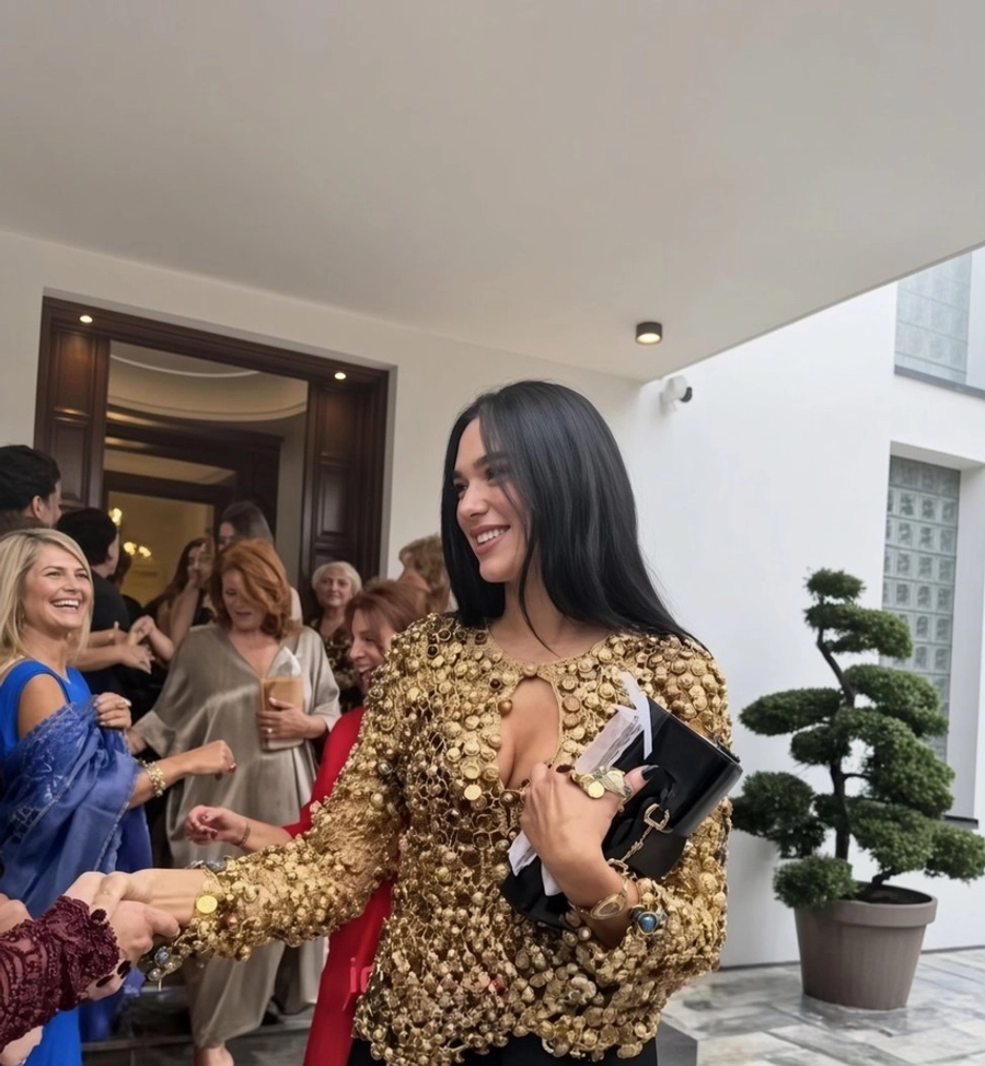 Dalin pamjet: Dua Lipa në Pejë, mysafire në një dasmë