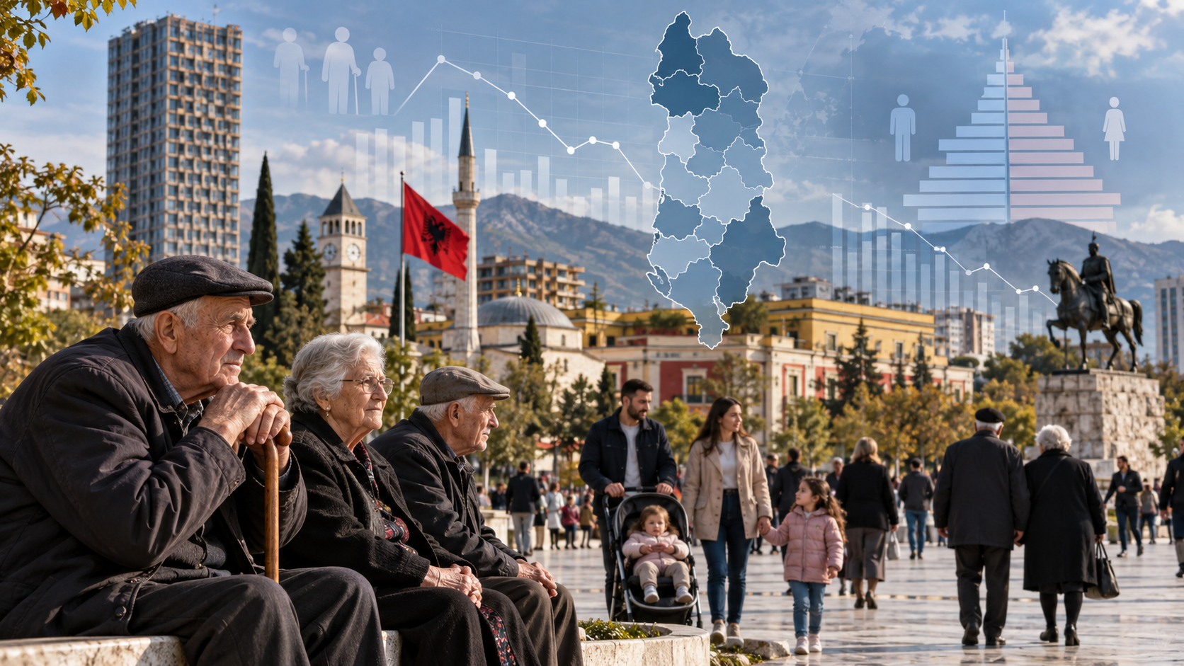 Nga Gjirokastra në Kukës, Shqipëria po plaket frikshëm!