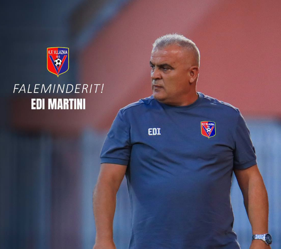 Zyrtare, Vllaznia shkarkon Edi Martinin