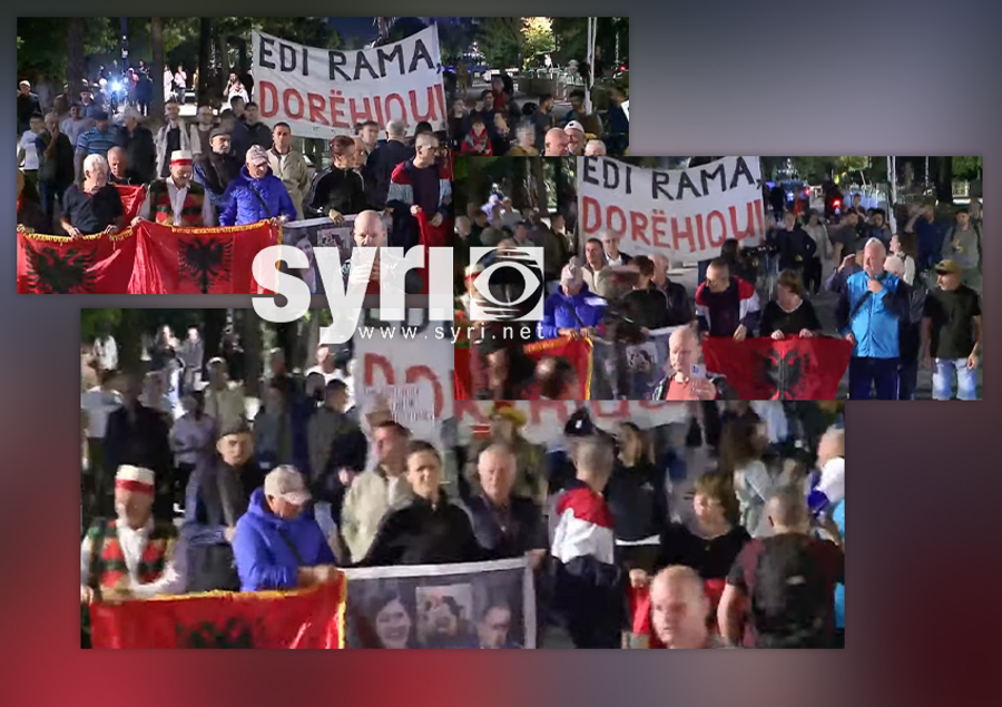 Protesta e 124-të/ Qytetarët mblidhen në Sheshin Skënderbej, nis marshimi drejt Kryeministrisë