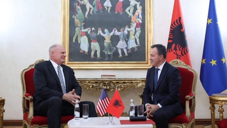 Peleshi pret ambasadorin amerikan Eric Wendt, në fokus partneriteti strategjik Shqipëri-SHBA