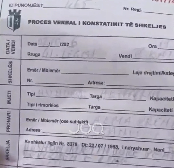 “Gjoba sa për sy e faqe?”/ Qytetari ngre dyshime për fletët e gjobave në makinat e Bashkisë Tiranë
