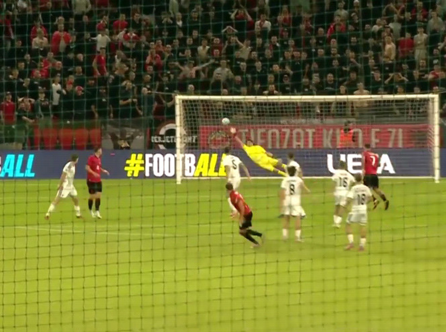 VIDEO/ Zhbllokohet sfida me San Marinon, Kristjan Asllani kalon në avantazh kuqezinjtë me një supergol