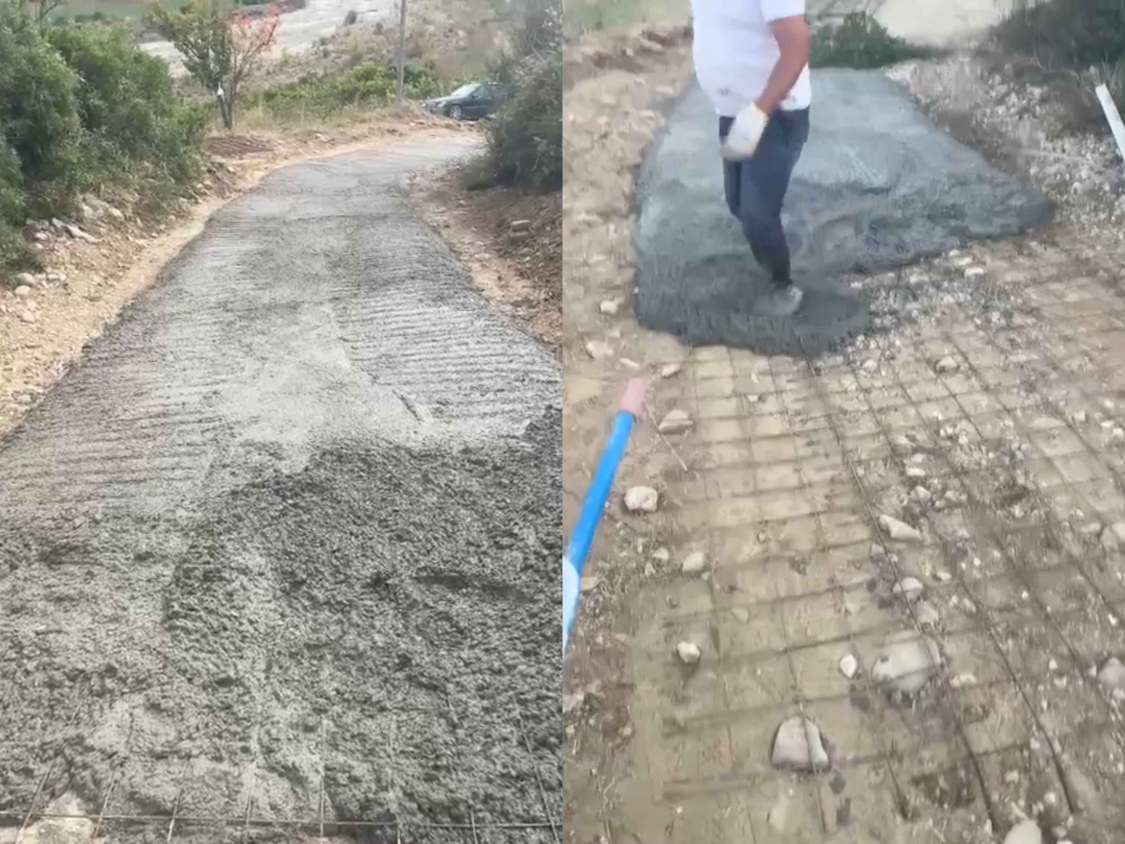 Banorët shtrojnë vetë rrugën në Gjoroven: Shteti nuk ka bërë asgjë