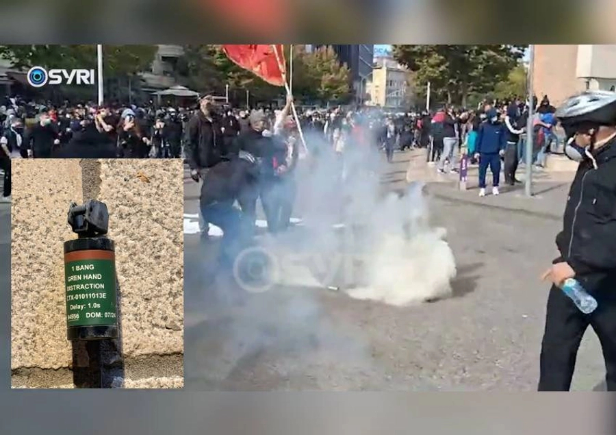 FOTOLAJM/ Narkopolicia e Edi Ramës ka goditur studentët me bomba shurdhuese të skaduara