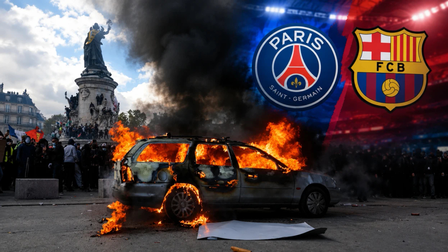Ministri francez konfirmon vendimin për PSG–Barcelona, ndeshja nuk shtyhet pavarësisht trazirave