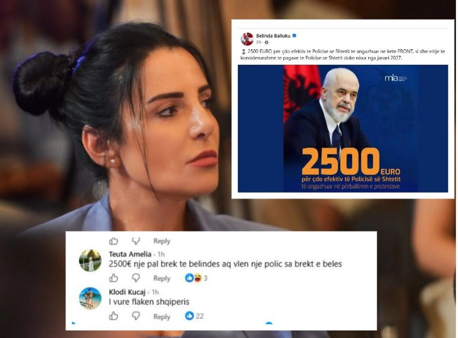 Jehonë 'lëmoshës' së Ramës/ ‘Mafioze e Ballkanit’, ‘I vure flakën Shqipërisë’- Komentuesit ‘kryqëzojnë’ Belinda Ballukun