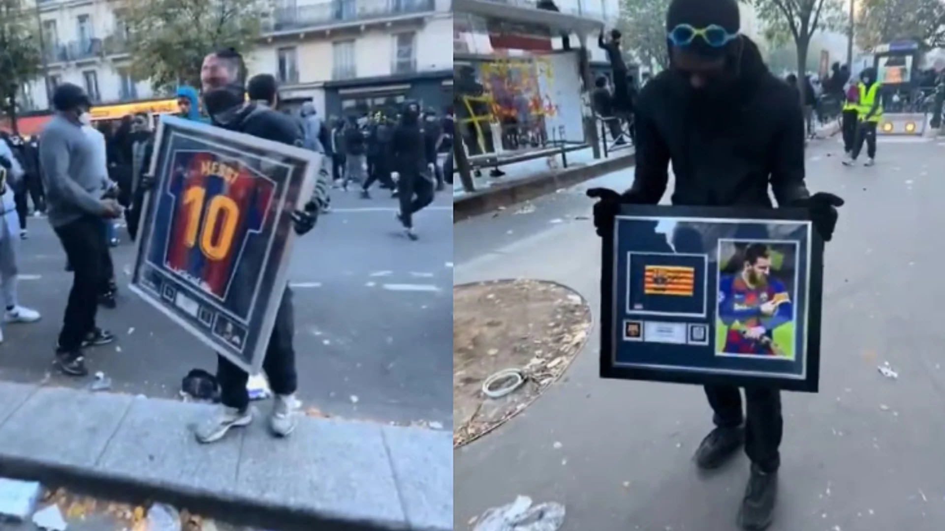 Trazirat në Paris, vidhen një fanellë dhe shiriti i kapitenit të Lionel Messit