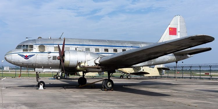Foto Arkivore Të Një Avioni Il 14 Të Linjave Civile Sovjetike Aeroflot 750x375