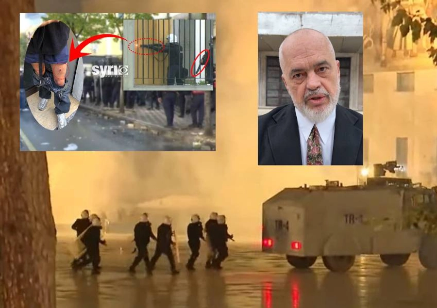 Menuja/ Mëngjes-Dialog; Drekë: Ujë, gaz, shkopinj, plumba gome; Darkë: Arrestime… në oborr kishe e prag xhamie 