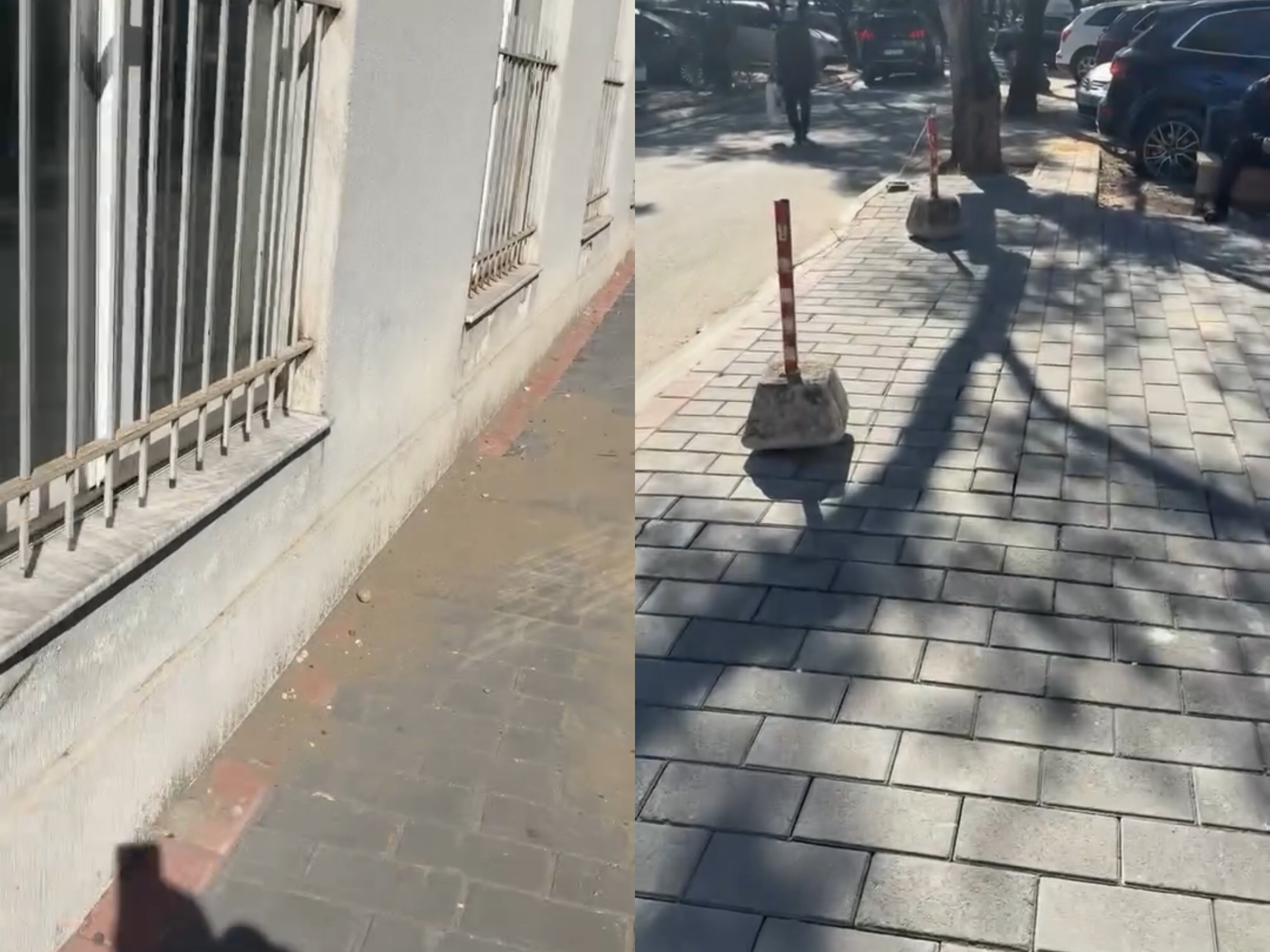 Kaos te Spitali i Traumës, makinat zënë trotuaret dhe mbeturinat cepat e mureve