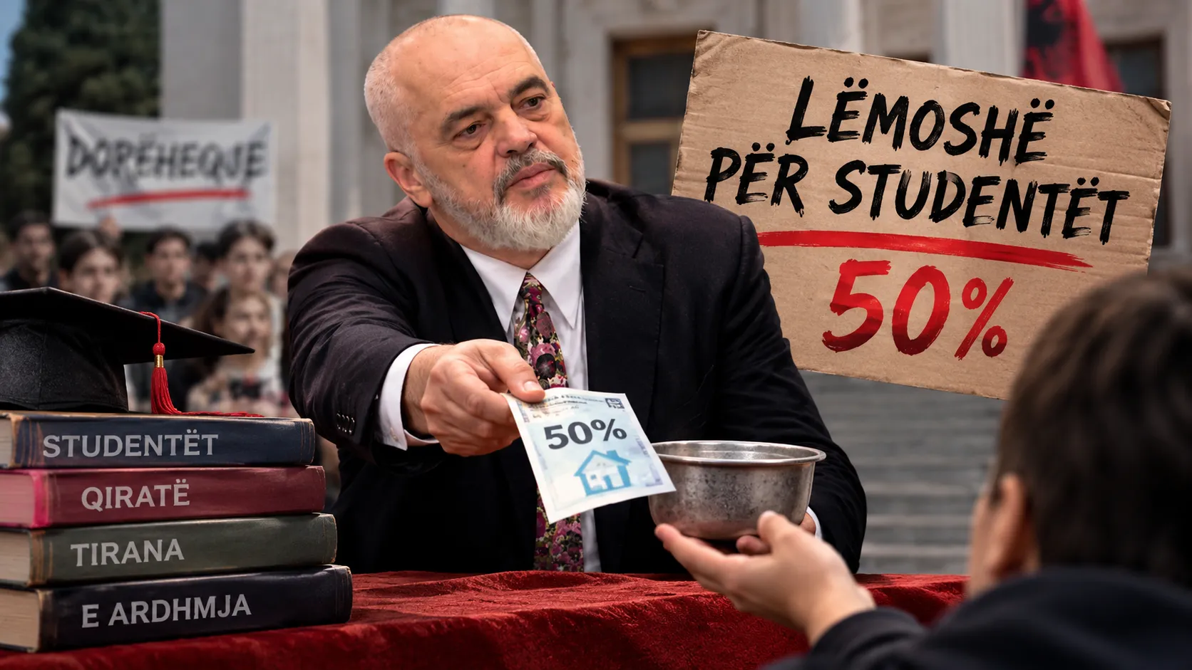 Rama hedh ‘lëmoshën’ e parë: Do t’ju paguajmë 50% të qerasë!