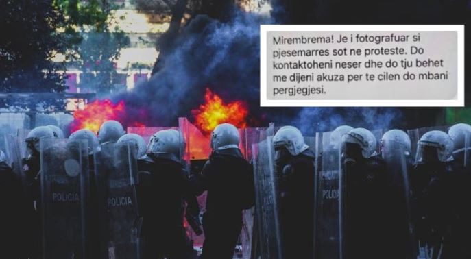Qytetarë, studentë dhe mësues kërcënohen: Je fotografuar në protestë, do mbash përgjegjës