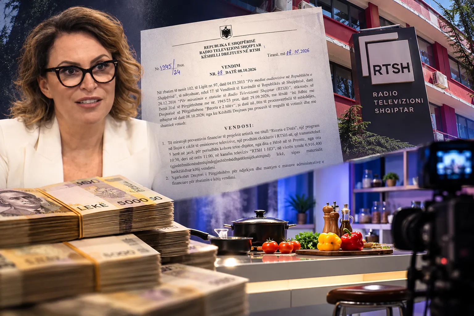 RTSH në krizë, por “shtron tavolinën”: 7 milionë lekë për 30 minuta gatim!