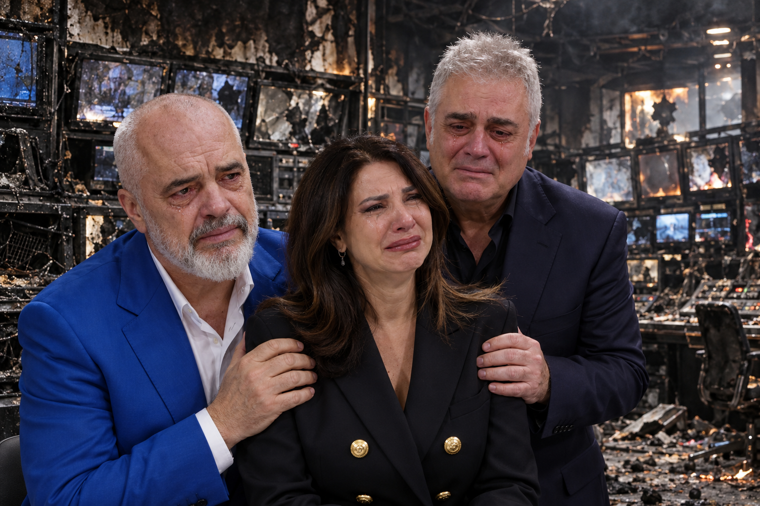 Lajm i zi për Edi Ramën: Televizioni i tij përfshihet nga flakët!