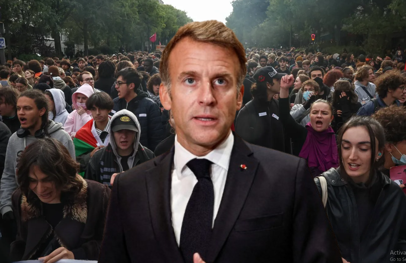 Franca në valë protestash, Macron takon për herë të parë studentët