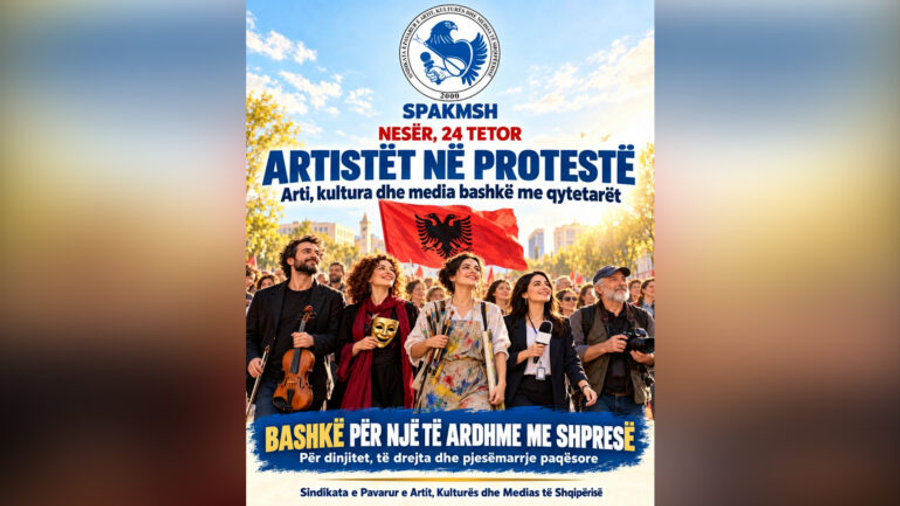 Protesta kombëtare e studentëve/ Edhe sindikata e artistëve bashkohet me ta: E ardhmja e vendit, përgjegjësia jonë
