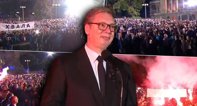 Vucic Protesta