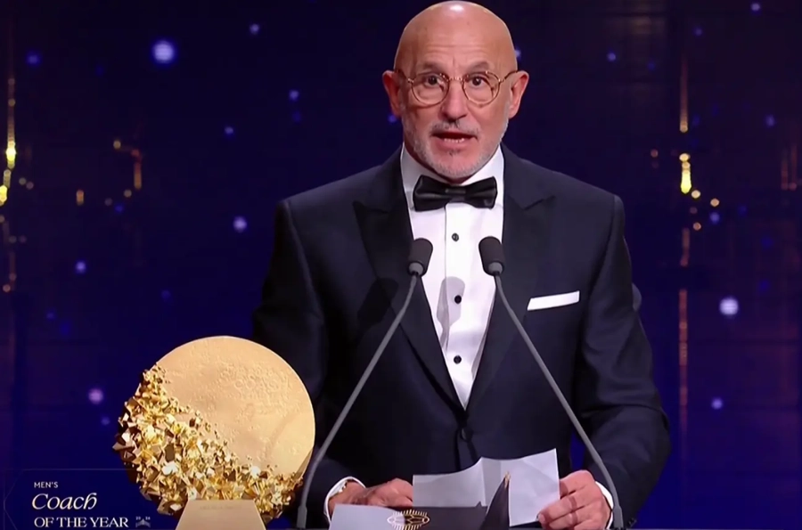 Ceremonia e Topit të Artë, Luis de la Fuente fiton çmimin e trajnerit më të mirë