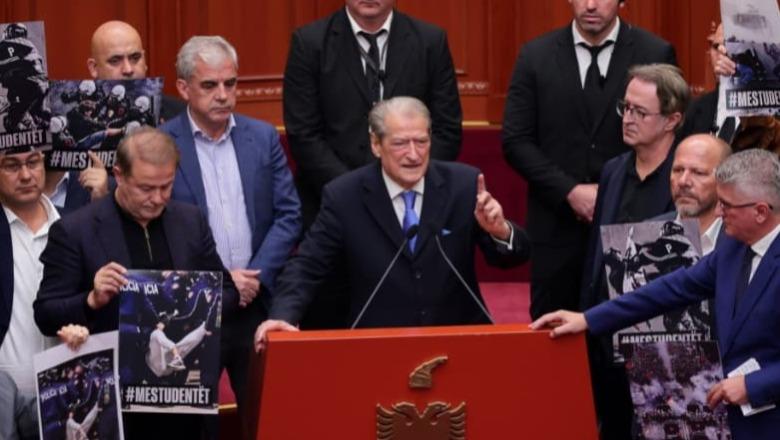 Kuvend/ Berisha thirrje për dhunë ndaj deputetëve të PS: Meritoni plumba gome dhe çarje kafkash!