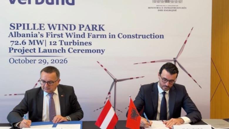 Ndërtimi i parkut të parë eolik në Shqipëri, ministri Karakaçi: Prodhimi i energjisë nis në 2028