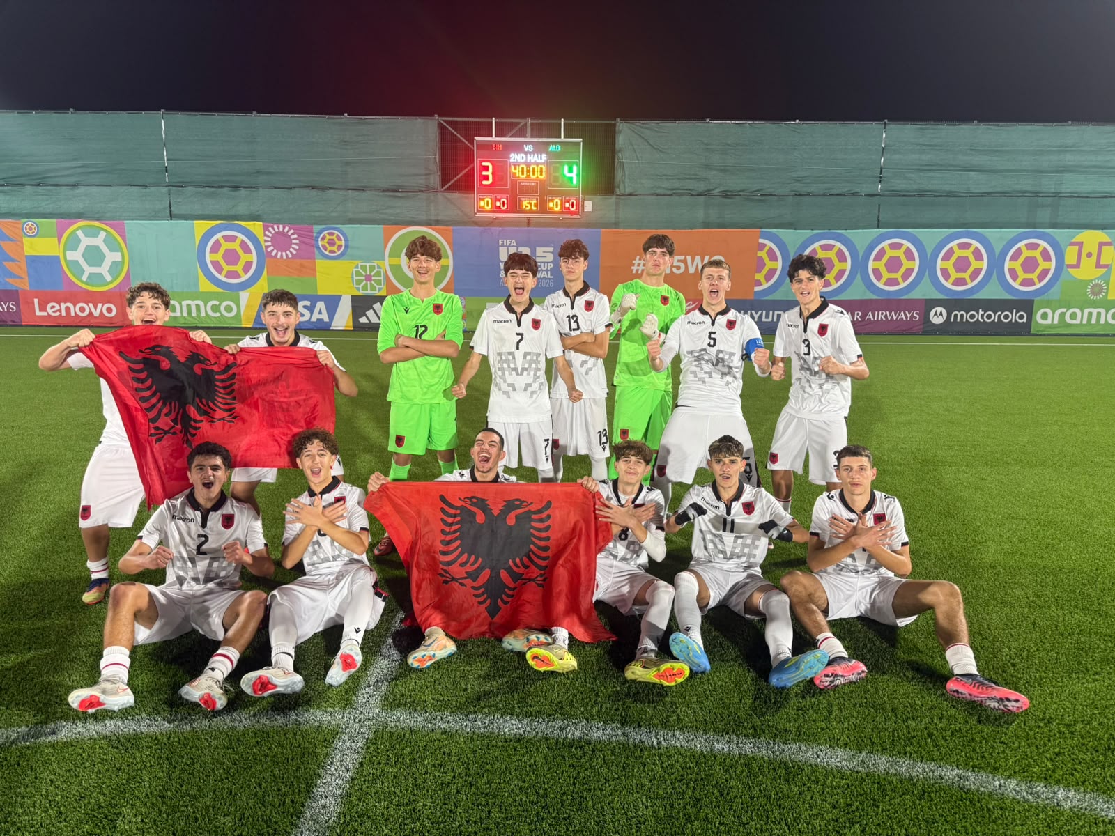 Kupa e Botës U-15/ Shqipëria U-15 fiton tre ndeshje radhazi, nesër përballet me Perunë