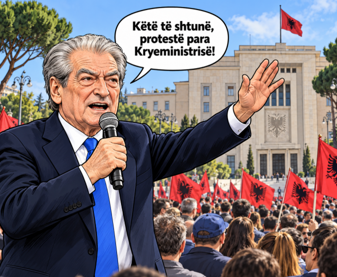 Berisha poston videon për protestën e kësaj të shtune