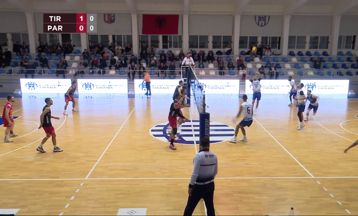 Volejboll meshkuj në RTSH/ Tirana triumfon përballë Partizanit