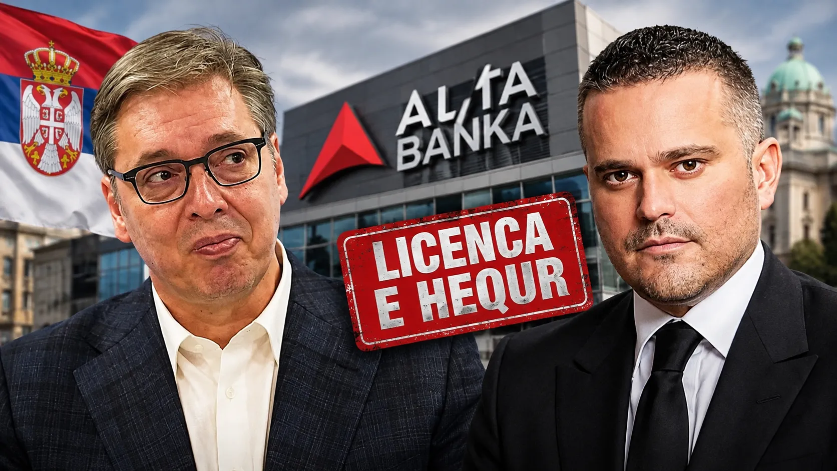 Serbia i heq licencën bankës së oligarkut të lidhur me Vuçiçin